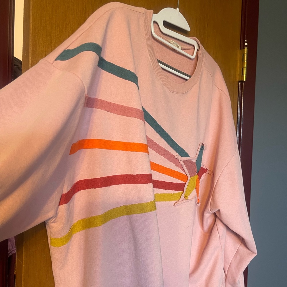 Colorful Striped Sweatshirt